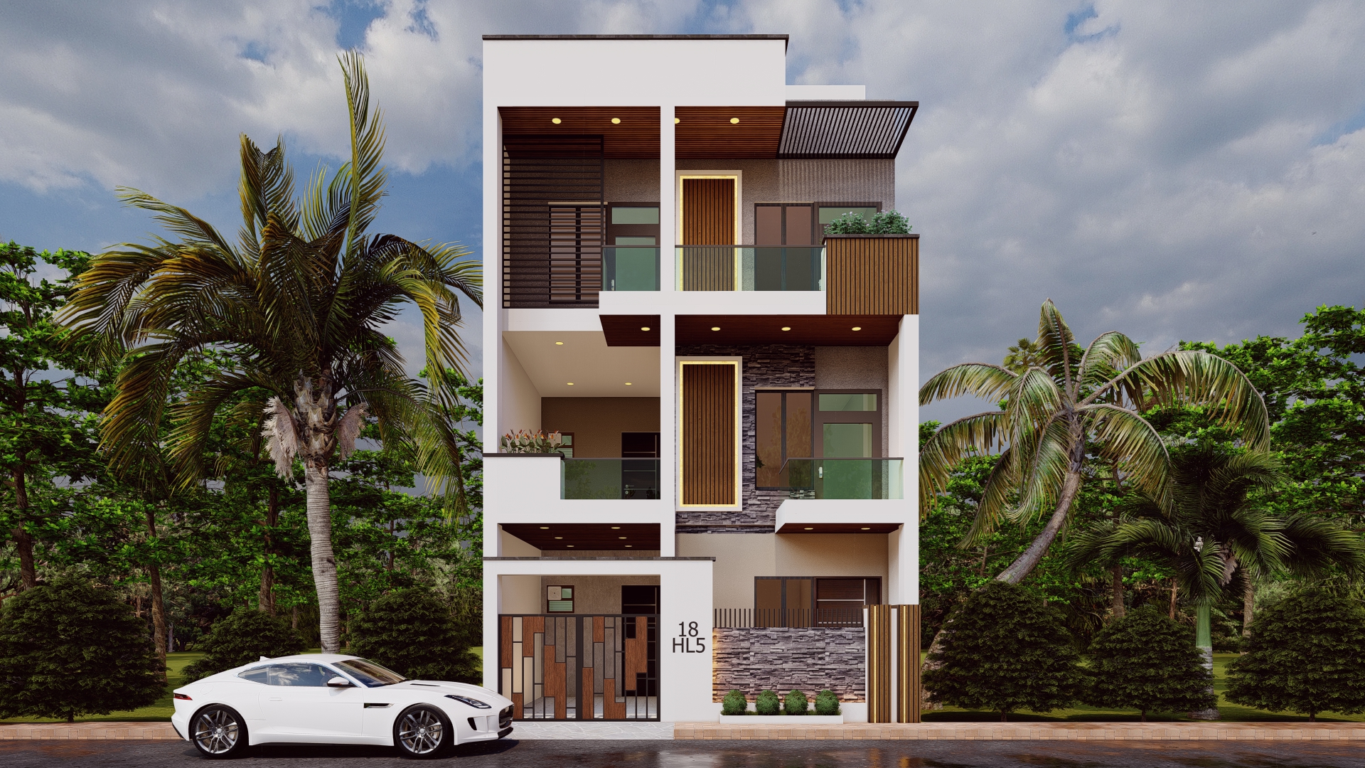 23x42 3d house design